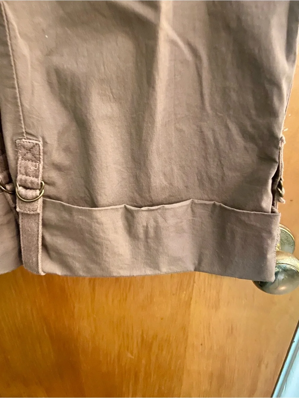 🤎SIZE 8 Style & Co. Women’s Brown Cargo Pants w/Embroidered Side Detail🤎